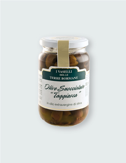 OLIVE NERE DENOCCIOLATE TAGGIASCHE